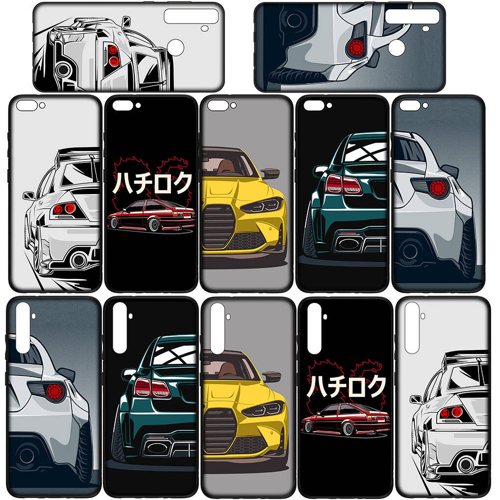 Phone Case for Samsung Galaxy S25 S23 S22 S21 S24 Ultra FE A05 A06 A15 A16 A36 A37 A35 A54 A55 A56 A57 A25 A26 A53 A17 Anime Supercar Super Car Cover