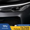 For Toyota Fortuner 2020-2026 Smoke Black Pre Cut Car Headlight Protective Film Anti-Scratch High-Gloss Auto Vinyl Wrap Film
