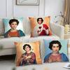 T-Timothees Chalamets Pillow Case Short Plush Print Cushion Cover Square Throw Pillow Covers Sofa Home Decor