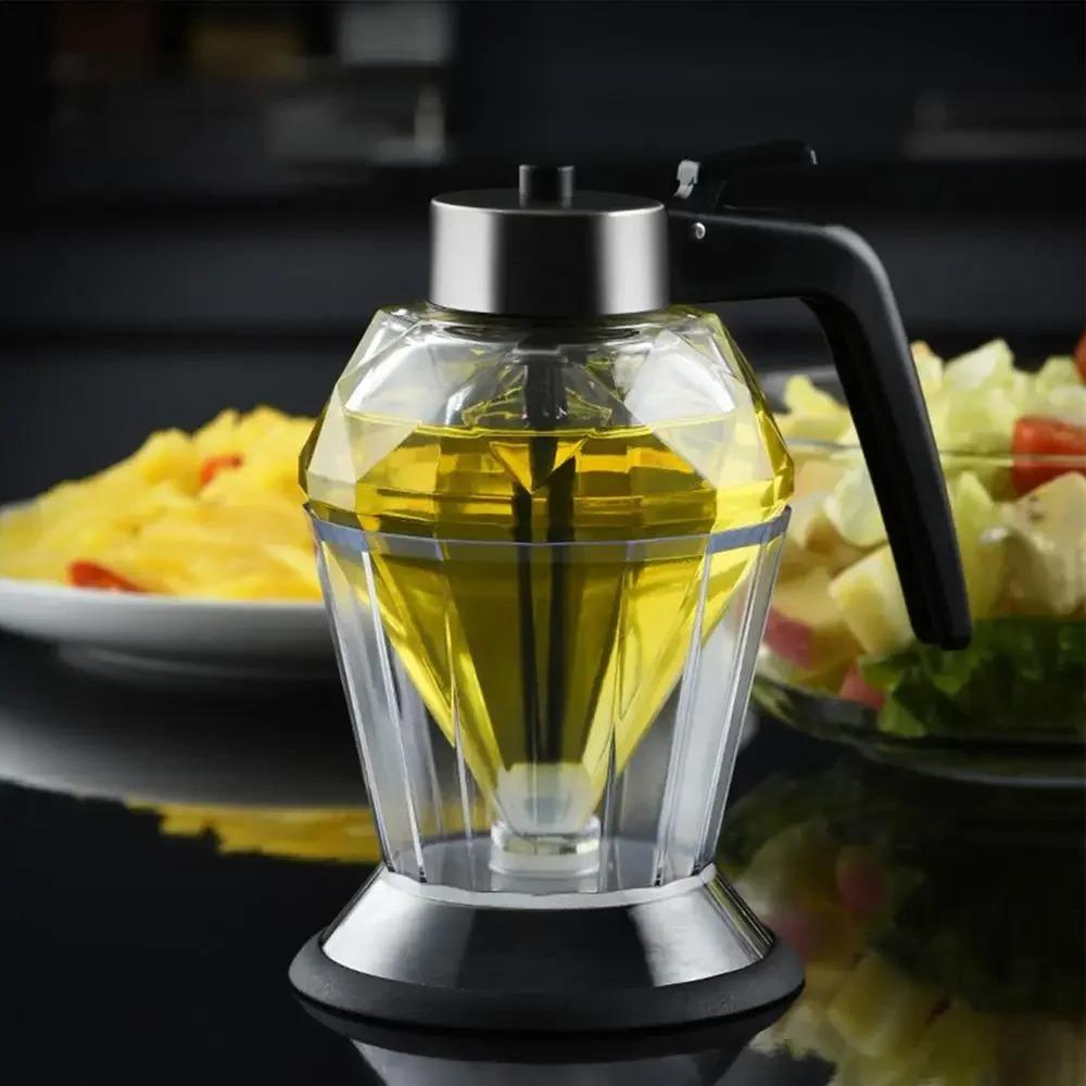 Clear  Shaped Honey Dispenser Glass Vinegar and Sauce Dispenser Syrup Dispenser  Muffin