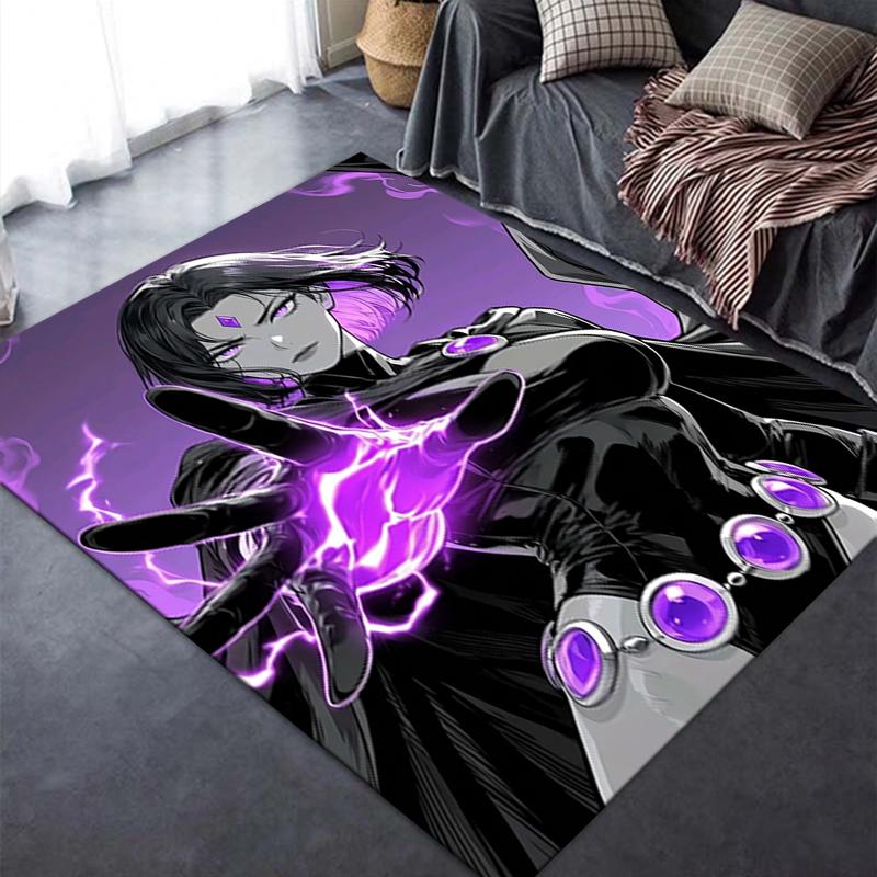 Raven Teen Titans Carpet Rug For Living Room Bedroom Home Sofa Decorationkids Play Nonslip Floor Mat