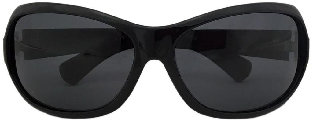 [Face Trick Glasses] (IR3128-1SG - Near-infrared Cut, Blue Light Cut, UV Cut - High-performance Lenses from a Sabae Manufacturer - BlackSmoke Gray)