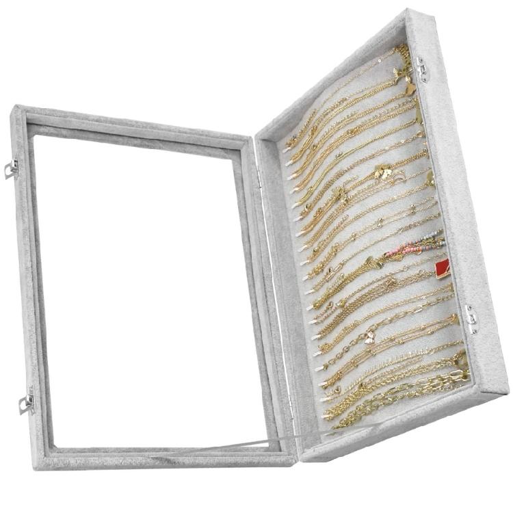 Secure Presentation Tray For Necklaces Velvets Surfaces Nonslip Designs Composite Sturdy Recyclable