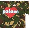 Palace Evisu Co-Branded 3.0 SS23 Camouflage Heart Print Short Sleeve T-Shirt Unisex Tops P24EVES004