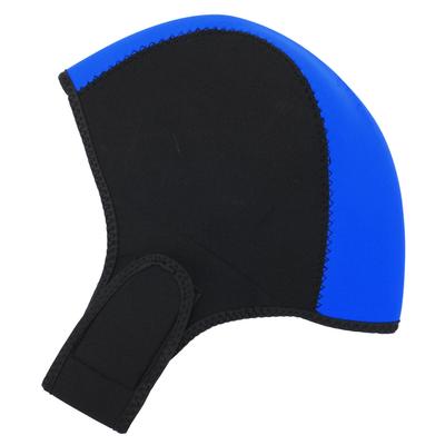 Touca de Neoprene Térmica Natação Surf Mergulho Proteção Solar UV Secagem Rápida para Homens Mulheres Preto Azul