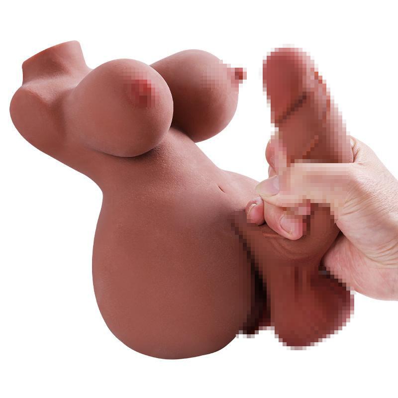 Realistische Brust+Penis+Vagina + Anus 4-in-1 Männer Frauen Schwul TPE Halbkörper Sexpuppe Weiche Lebensechte Haut Erwachsenenspielzeug Masturbator Produkte