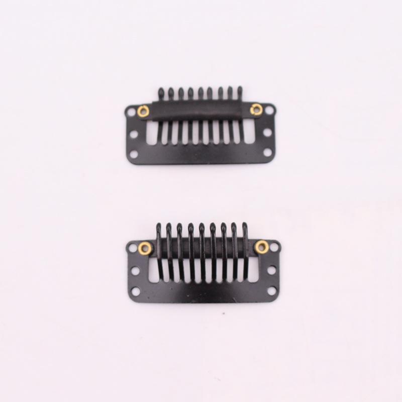3.2cm 9-Tooth Hair Extension Clips - Elastic Wig BB Clips and Accessories