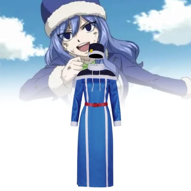 Trendy Juubia Anime Costume With Dress Cloak Hat And Belt Perfect For Halloween Events