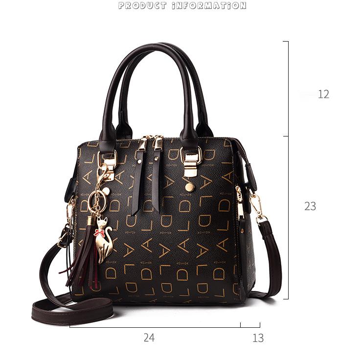 SCIONE Dámské tašky Dámské kabelky Neformální tašky přes rameno Velkokapacitní PU kožené tašky Tašky Cross