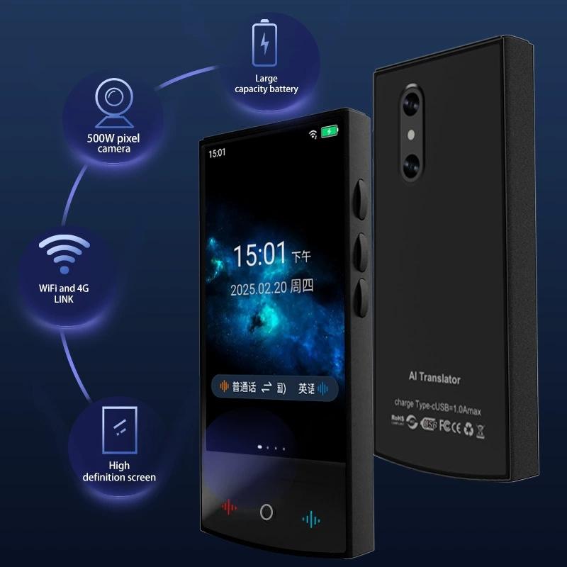 T26 Portable AI Smart Voice Translator 147 Languages Real-time Multi-Language Speech Offline Translator Business Travel