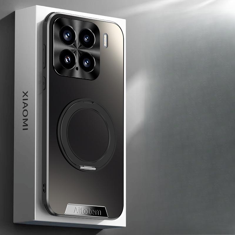 Etui na telefon Honor Magic7pro posiada matową obrotową podstawkę z mocowaniem magnetycznym.. HONOR All-Inclusive 7por Jest Prosty i Wstrząsoodporny