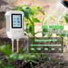 Yieryi Soil PH Meter LCD Digital PH Moisture Temp Tester Dual Needle Acidity Detector for Hydroponics Potted Plants Garden Farm