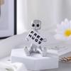 Cute Tiny Robot Figure with Slogan - Your Anxiety is A Lying H*e Robot, Inspirational Cute Fun Office Desk Home Room Decorations