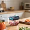 Multifunctional Manual Meat Grinder Vegetable Chopper Portable Kitchen Tool Hand Pull String Garlic Mincer Onions Cutter Veggies Set