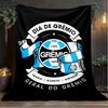 1PC Grêmio FBPA Printed Soft Flannel Blanket Throw for Adult Bedroom Living Room Sofa Camping Travel Fan Gifts Christmas Gifts