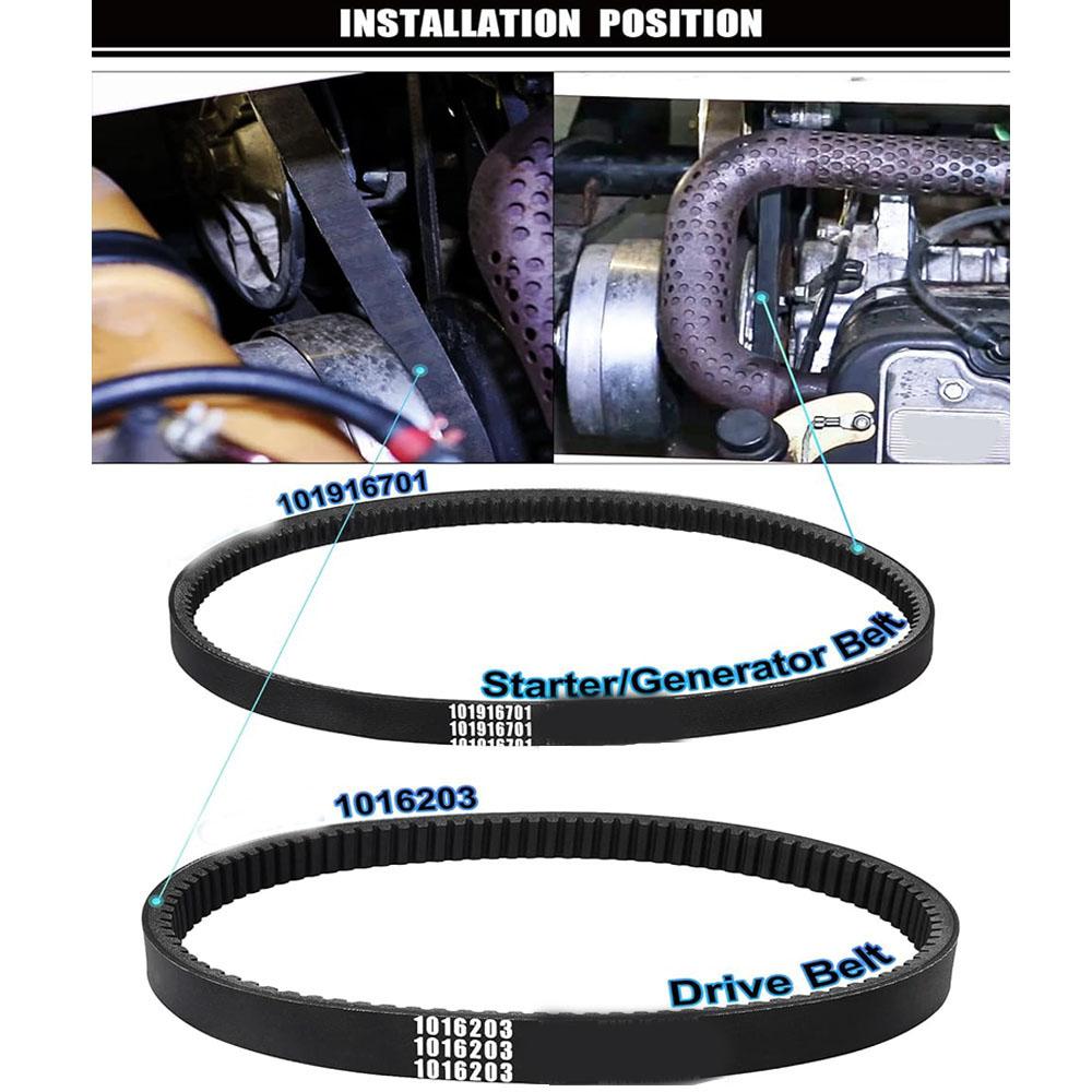 Golf Cart Belt 1016203 Fit For Club Car Starter Generator & Drive DS Precedent