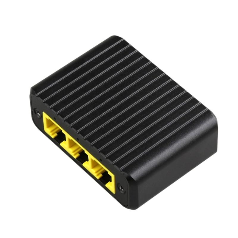 TXE367 Unmanaged Networking Switcher 4x RJ45 Port 10/100/1000Mbps Auto Negotiation IEEE802.3 Standards 1