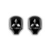 1/2Pcs 3D Metal Car Interior Storage Hook Up Sticker Accessories For Mitsubishi Lancer 9 10 Outlander 3 Asx L200 Pajero Eclipse GB1