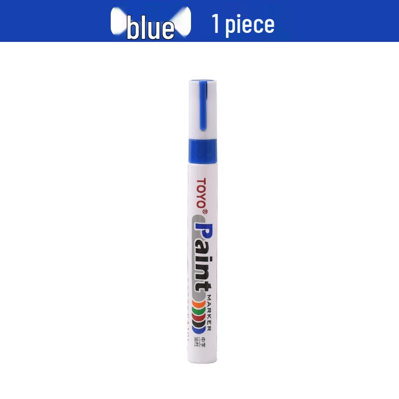Toyo SA101 White Waterproof Tire Marker Pen - Non-Fading Touch-Up Paint Pen