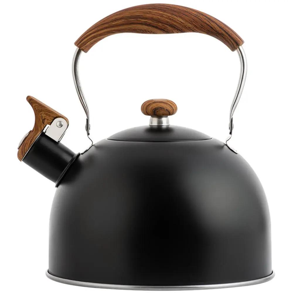 2.5L Electric Tourist Gas Stove Kettle With Whistle Stainless Steel Kitchen Home-appliance Camping Teapot Cookware Cooking Set