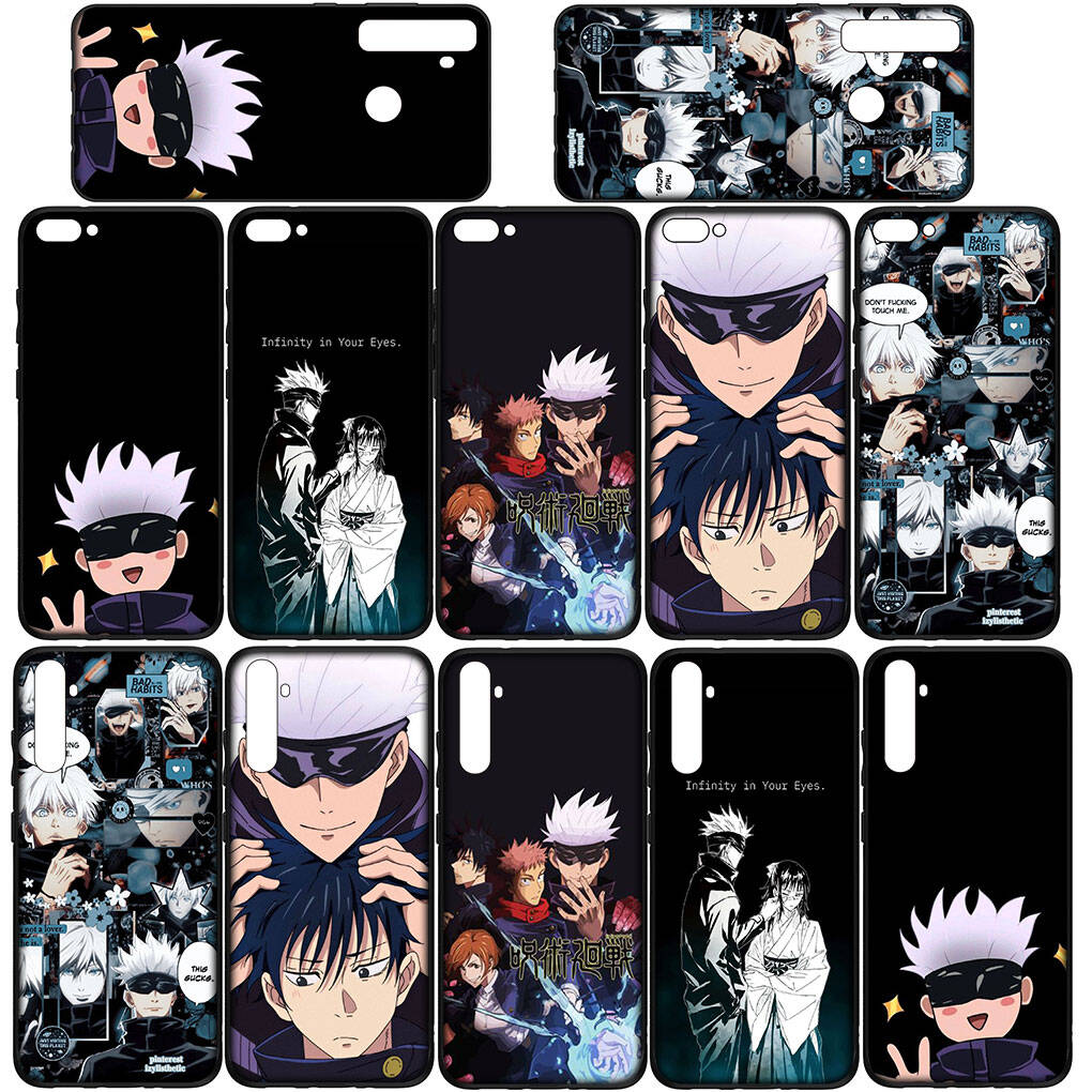 Phone Case for Samsung Galaxy S25 S23 S22 S24 Ultra FE A05 A06 A15 A16 A36 A37 A35 A54 A55 A56 A57 A25 A26 A17 Gojo Satoru Anime Jujutsu Kaisen Cover