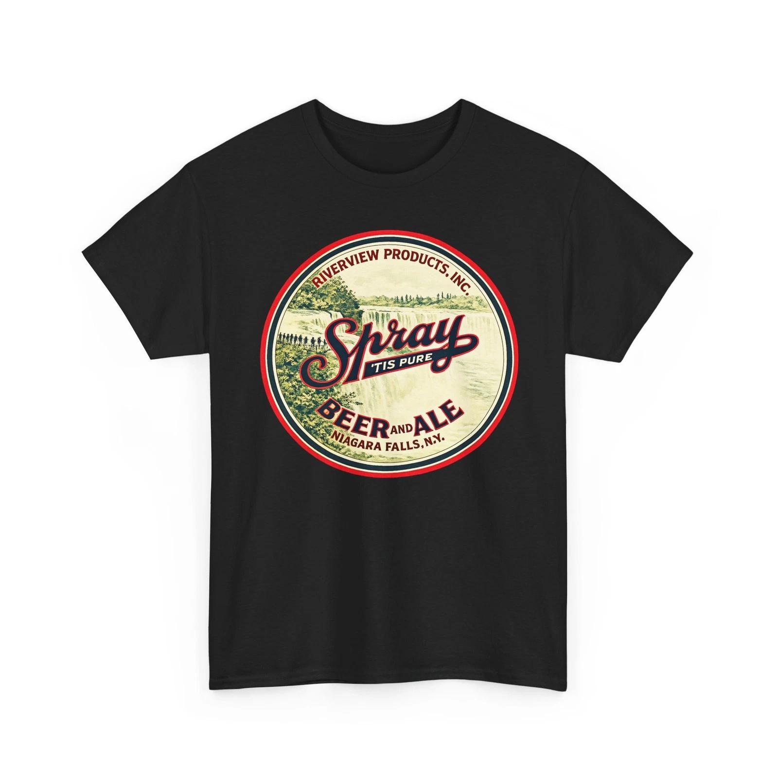 Spray Beer & Ale Riverview Products Co Niagara Falls NY Retro Beer T-Sirt L