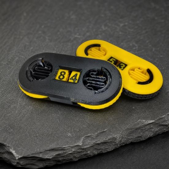 Printed 3d Life Digital Counter Lock With Elastic Buckle Twodigit Health Tracker Life Counter For Privacy Protection Home And School Use