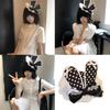 Practical Anime Fabric Hair Accessory Secure Grip Barrettes Comfortable Hair Clip Fashion Hairpin For Long Hour Use