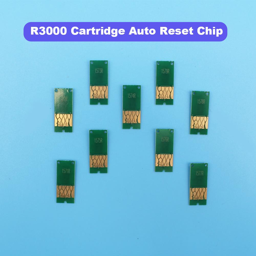 T157 T1571-T1579 ARC Chip Auto Reset Chips For Epson Stylus Photo R3000 Ink Cartridge CISS System