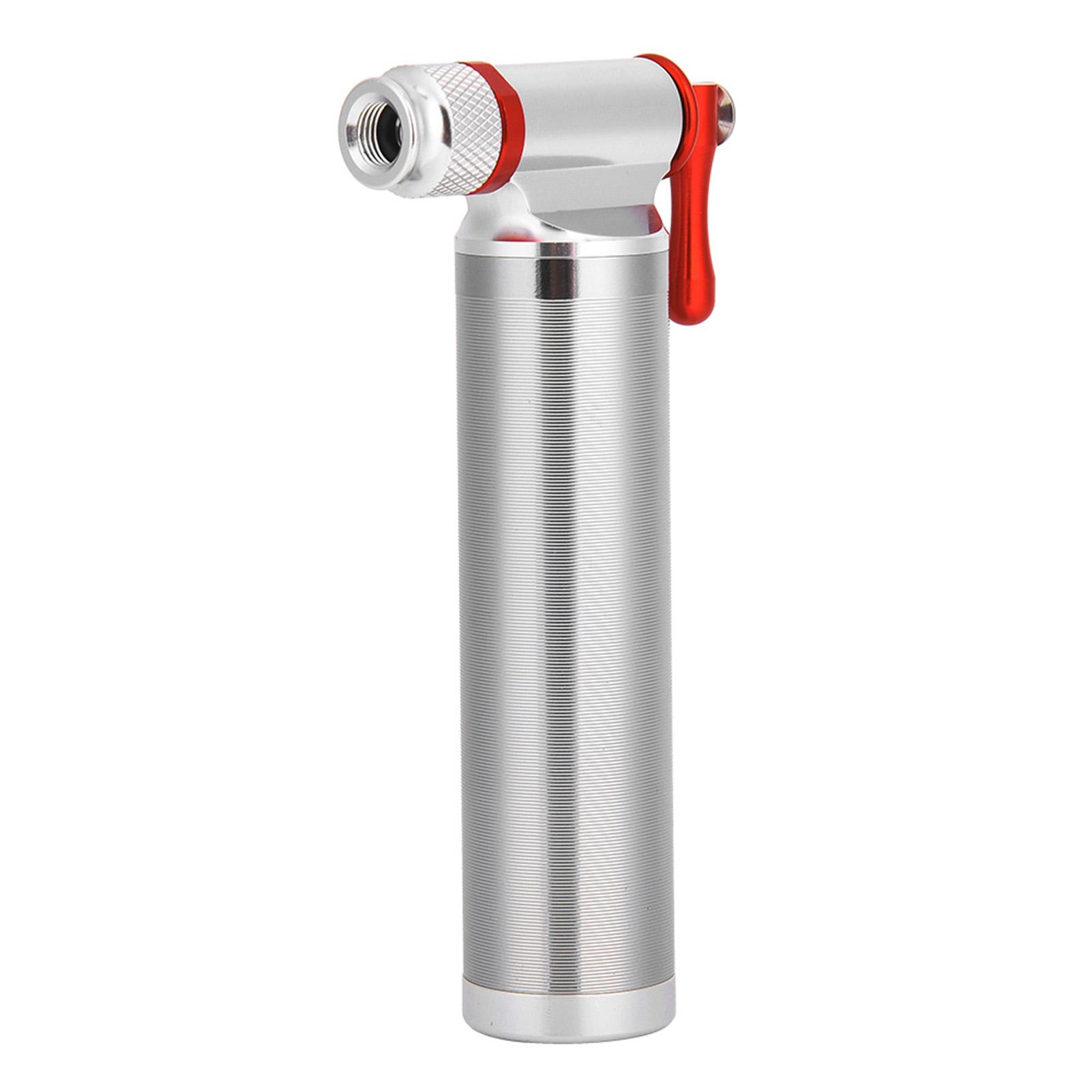 Mini Aluminum Alloy CO2 Inflator Pump Cycling Accessory for Mountain Bike Schrader Valve Presta Valve