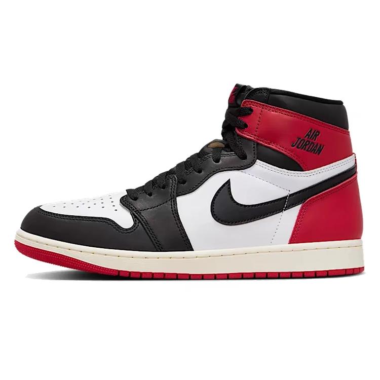 Jordan Air Jordan 1 Cushioning Slip Resistant High top Vintage Basketball Shoes Men's Red DZ5485-106(Team366-)