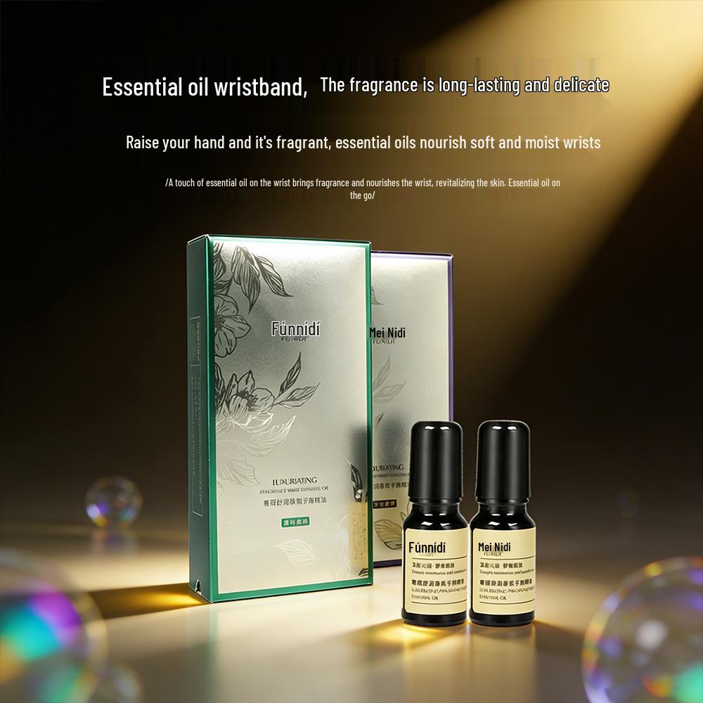 Funeidi Luxury Soothing Rose-Infused Moisturizing Hand Cream & Essential Oil Forest Essence