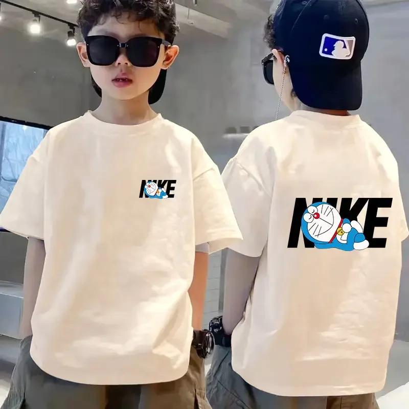 Children's T-shirt boys summer short sleeved round neck Korean clothing