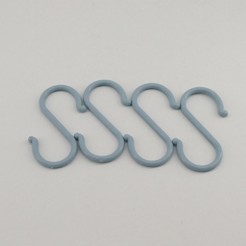 Plastic Scarf Towel Hanging Storage Rack Organizer S-Shaped Hook Key Holder Clothes Hanger