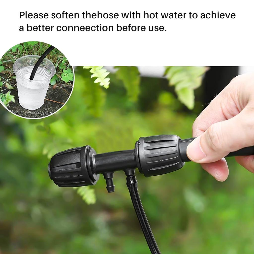Good-10 Pcs/Pack Hose Connector Mini Irrigation Tubing Drip Irrigator Garden And Watering Connector