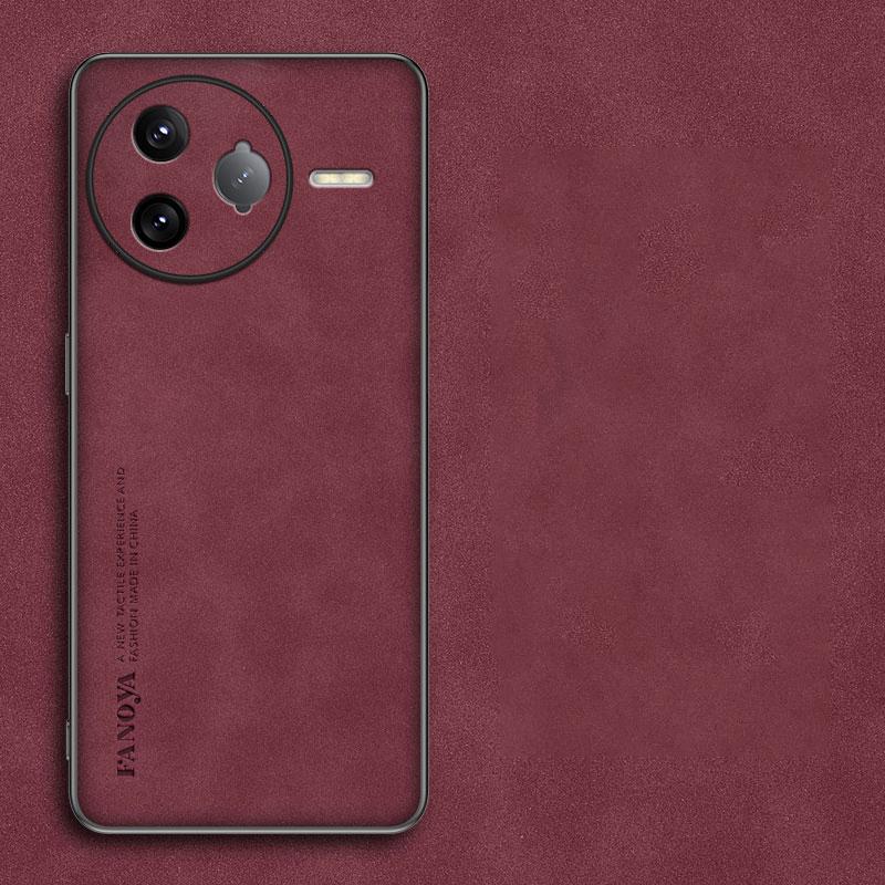 Einfaches, bequemes Wildlederetui für Redmi K80 Pro 5G, weiche Linse, Silikonschutz, harte, stoßfeste Hülle, Redmi K70 Ultra K60 Pro