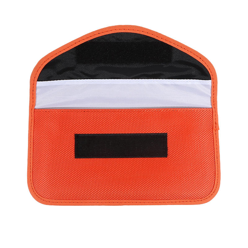 

Сумка з Оксфордської Тканини Захист від Випромінювання Сумка для Ключів Автомобіля на Стрільбу Сумка для Захисту Сигналу Мобільного Телефону RFID для Захисту Приватності one size помаранчевий