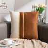 The Dutch Velvet Splicing Square Cushion Covers Gold Geometric Decorative Pillow Cover Throw Pillow Case Home Decor Sofa Bed