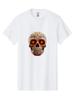 T-shirt Grafica da Uomo Teschio di Zucchero, 100% Cotone, Abbigliamento Casual Estivo