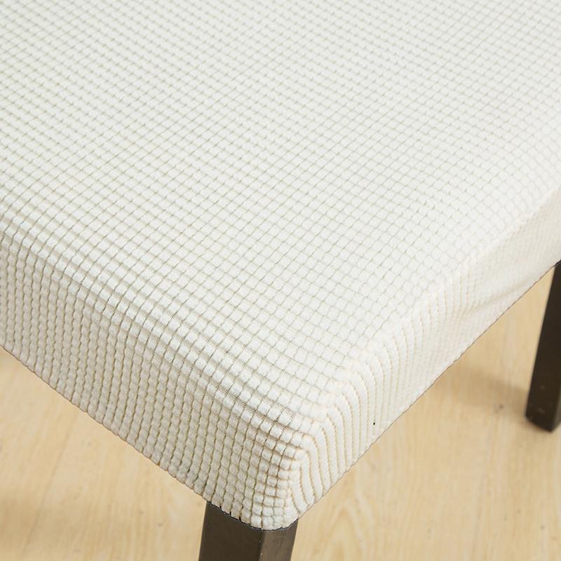 Corn Kernel Fabric Chair Cover Stretch Long Back Chair Covers Jacquard Dining Room Seat Covers With Back For Wedding El Chair