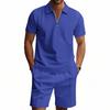 HNXC Men's Fashion Casual Summer Spring POLO Neck Short Sleeve Blouses & Shirts Classic Exquisite