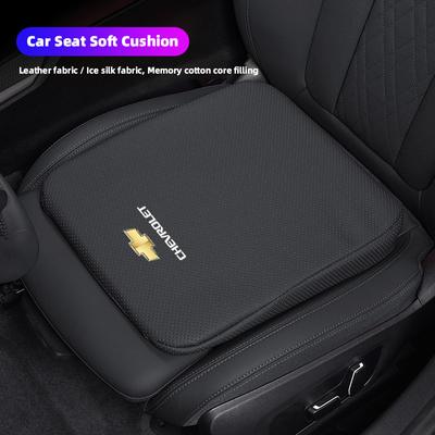 Car Seat Soft Mats Leather Memory Cotton Core Cushion For Cruze Malibu Colorado Suburban Equinox Blazer Trax Camaro