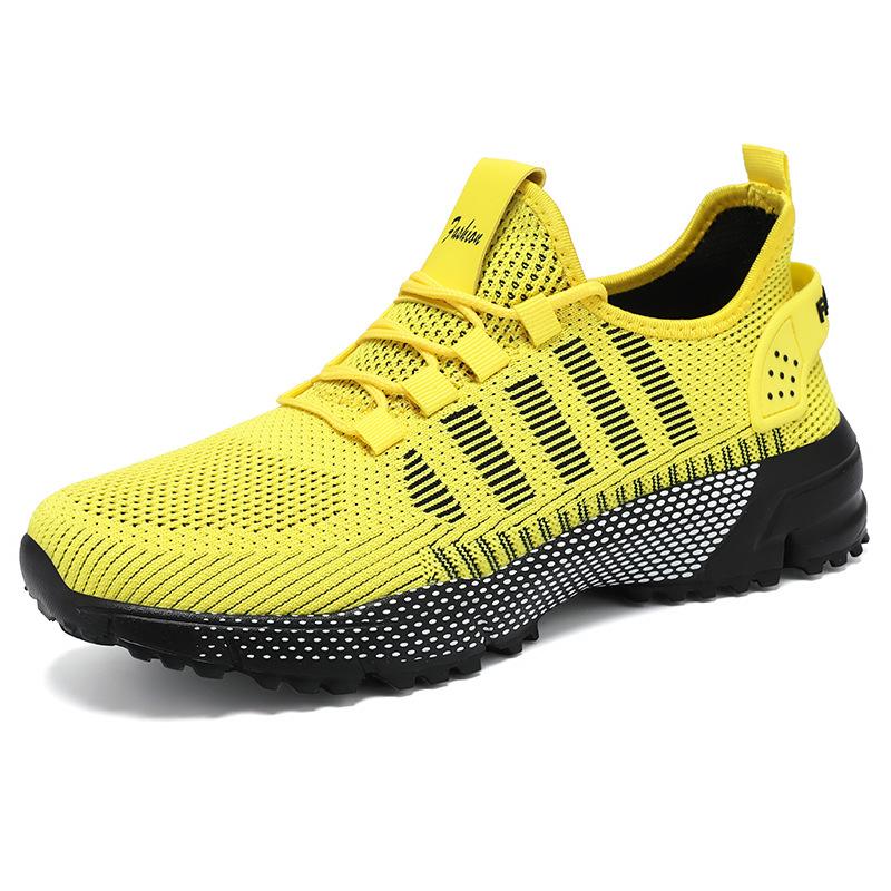 Pánské boty Běžecké boty Letní Prodyšné Fly-woven síťovina Pohodlné Ležérní obuv Módní Sportovní boty Trendy boty