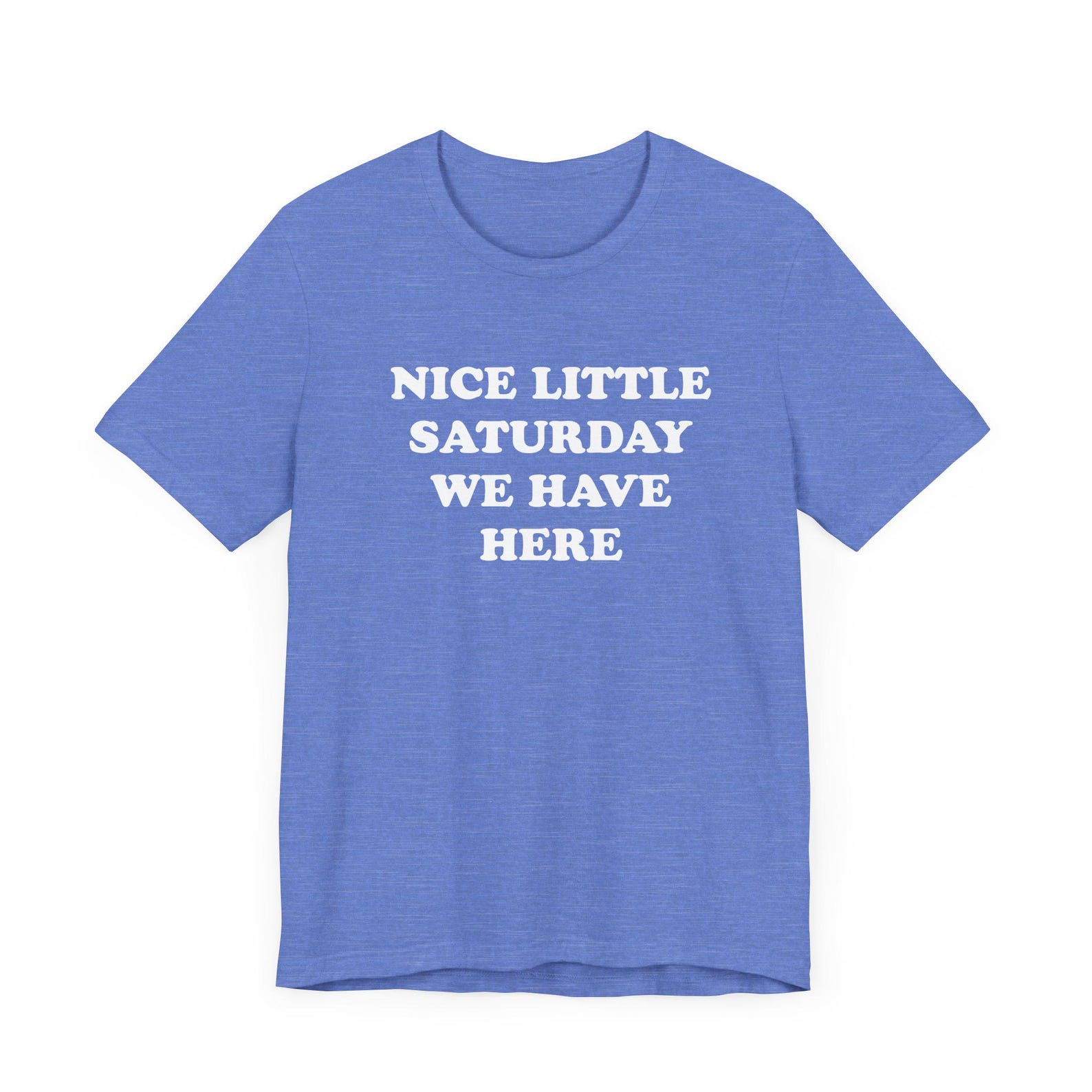 Nice Little Saturday We Have Here Funny Tee, Weekend Dad T-Shirt, Divorced, Dad With Kids, Casual Weekend Shirt, Unisex, Grilling, Beer 4XL