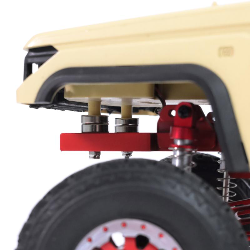 For 82 Series Lc79 Rc Car Modification Upgrade Parts Magnetic Shell Heightening Set Metal Rc Car Body Post Mounts Kit