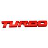 3D Auto Styling Aufkleber Metall TURBO Emblem Karosserie Heckklappe Badge Heckklappe
