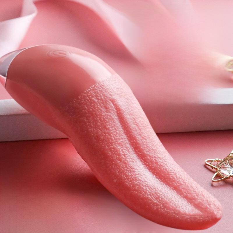 Appareil de léchage de langue vibrant chauffant électrique en silicone, jouet sexuel pour masturbation féminine
