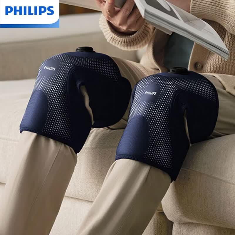 Philips 3D вибромассажер с подогревом для плеча, локтя и колена (Пара) Китайская вилка (адаптер в комплекте)