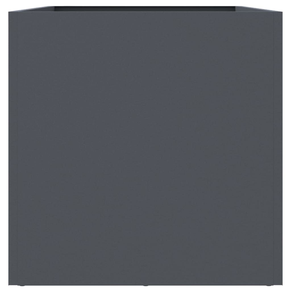Plant Pot Anthracite 62 x 30 x 29 cm Steel