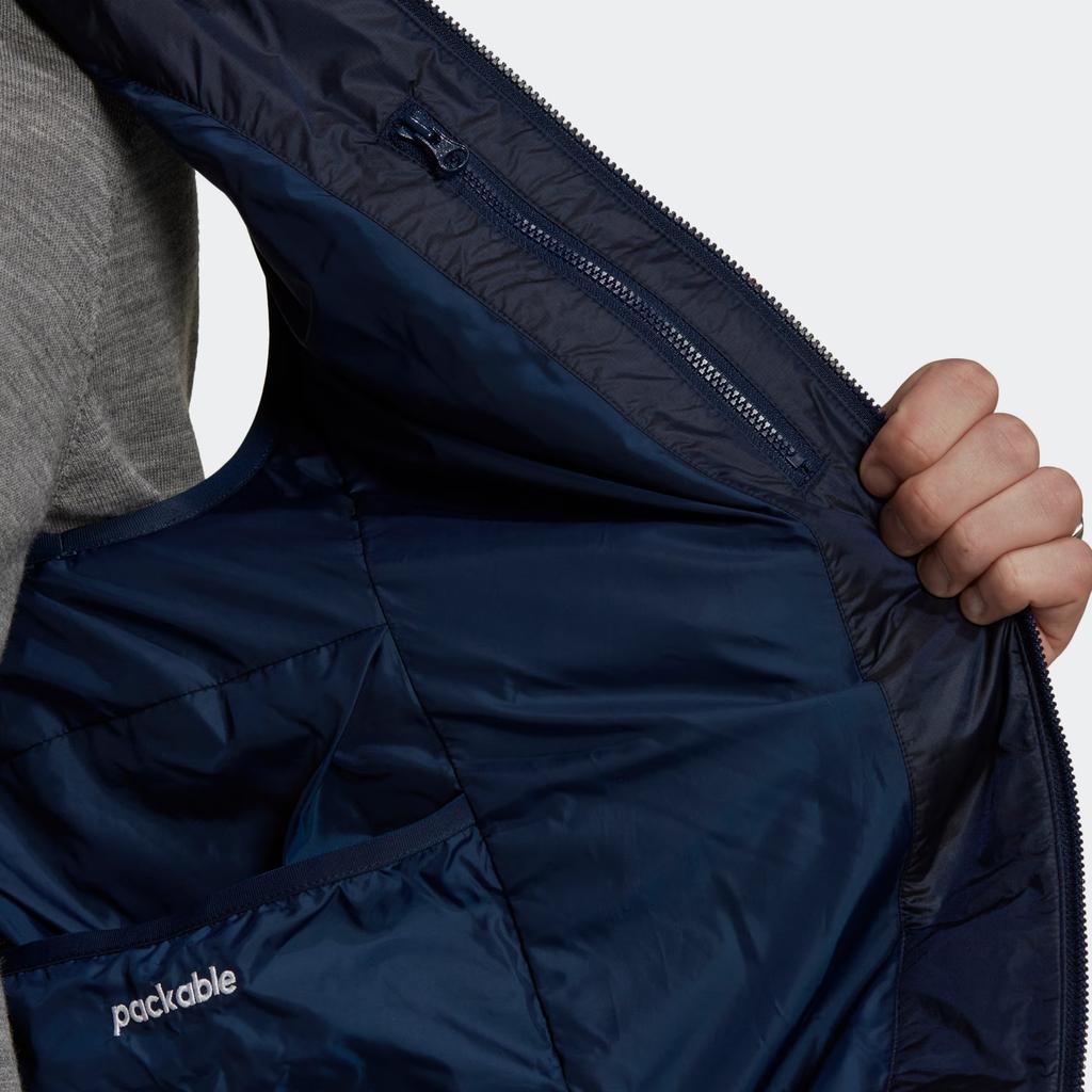 Adidas Originals Vests Men's Blue Stand Collar Moderate Other HL9216